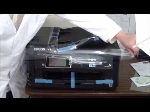 Epson Workforce Wf 7610 Unboxing Setup Youtube