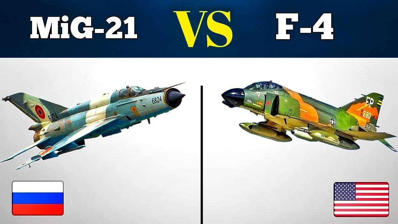 F4 vs Mig 21 Fighter Jets