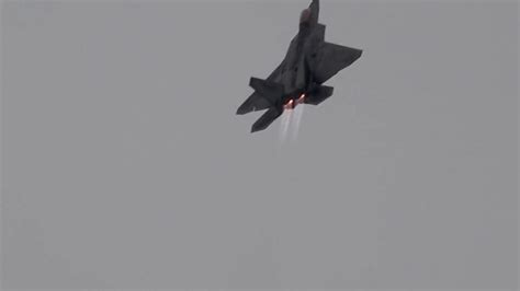 F22 Raptor Demonstration At Langley Youtube