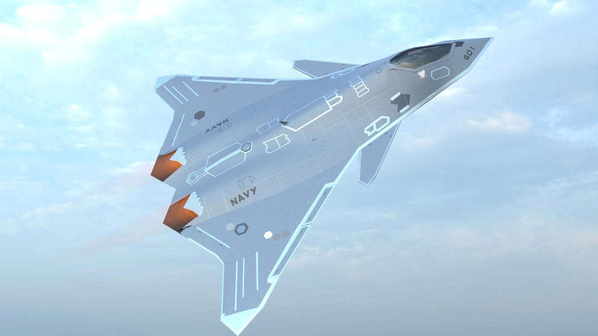 Fa Xx Fighter Jet In Flight 3D Model Cgtrader