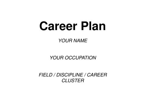 Field Discipline Career Cluster Ppt Download