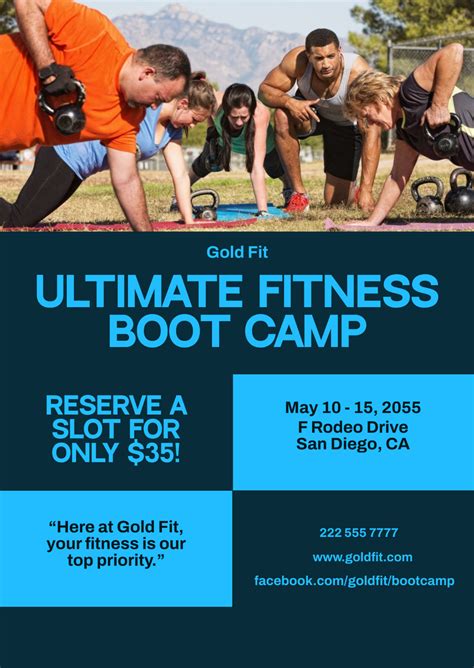 Fitness Boot Camp Flyer Template You Can Get More Details By Clicking On The Image