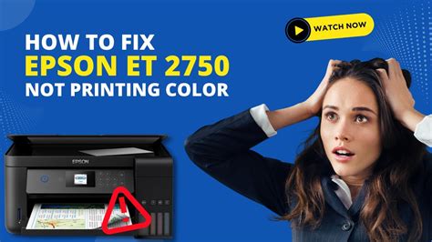 Fix Epson Ink Printer Not Printing Colors Youtube