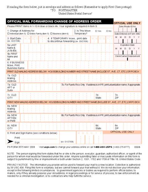 Forms For Postal Employees Amp Post Offices