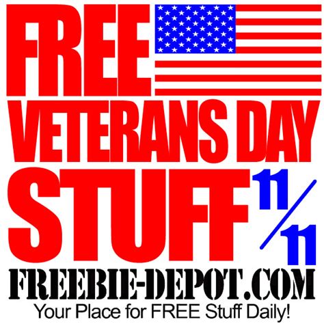 Free Veterans Day Stuff 2015 11 11 15 Free Stuff For Veterans 170 Offers Freebie Depot