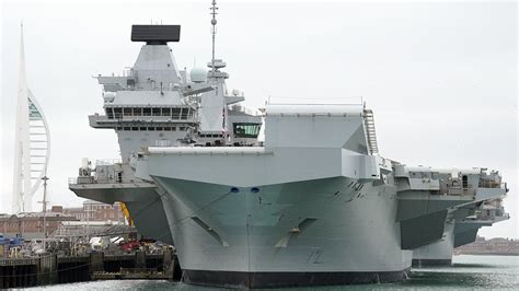 Fresh Embarrassment For The Navy As Its Flagship 3Bn Warship Hms Queen Elizabeth Catches Fire