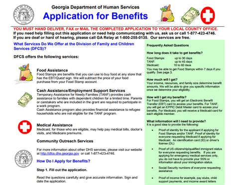 Georgia Food Stamps Online Application Georgia Food Stamps Help