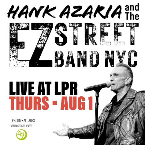 Hank Azaria The Ez Street Band Lpr New York 1 August 2024 Allevents In