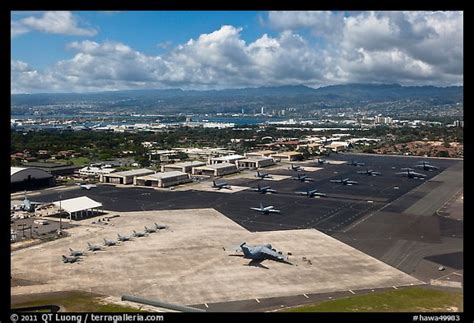 Hickam Air Force Base Air Force Bases Aerial View Oahu