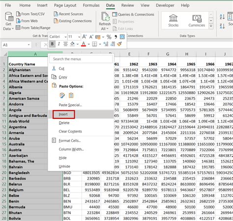 Unsort Data in Excel