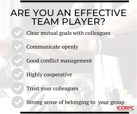 How To Be An Effective Team Player Godwater28