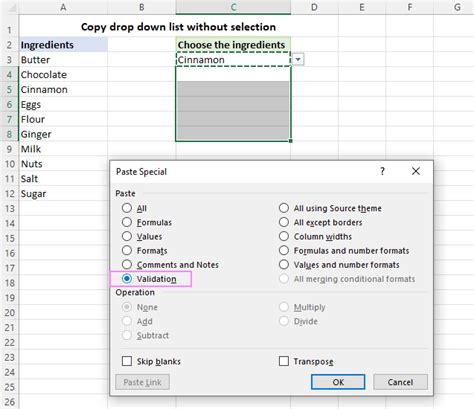 How To Copy A Drop Down List In Excel Spreadcheaters