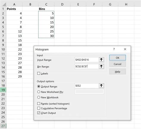 Create Bins In Excel