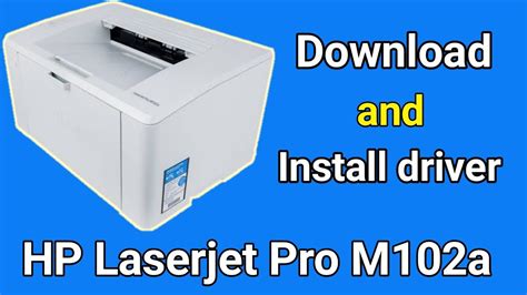 How To Download Amp Install Hp Laserjet Pro M102a Printer Driver In Windows 11 Youtube