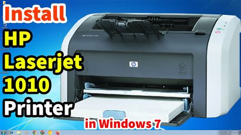 How To Download Install Hp Laserjet 1010 Printer Driver In Windows 7