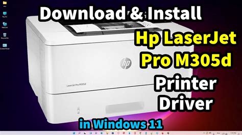 How To Download Install Hp Laserjet Pro M305d Printer Driver In