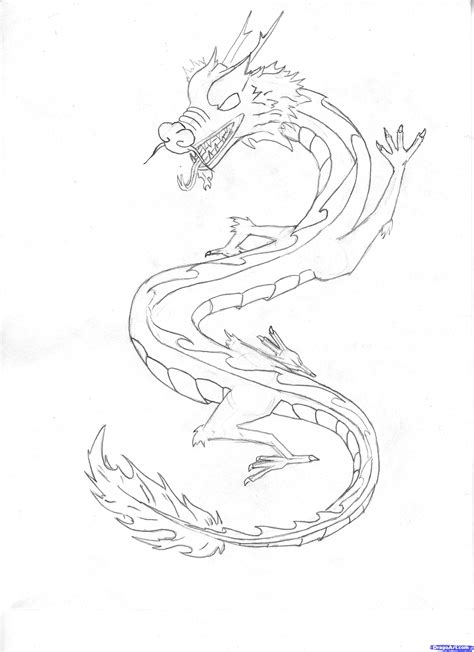 draw a chinese new year dragon