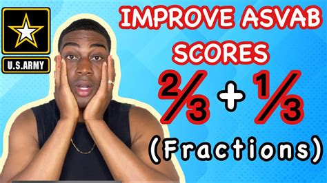 How To Improve Your Asvab Scores Quickly 2024 Fractions Basics Asvab Study Session Math