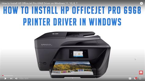 How To Install A Hp Officejet Pro 6968 Printer In Mac Os Using A Usb