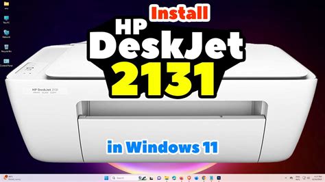 How To Install Hp Deskjet Printer Driver Youtube