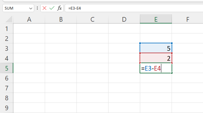 How To Subtract In Excel Subtract Cells Column Dates Time Trump Excel