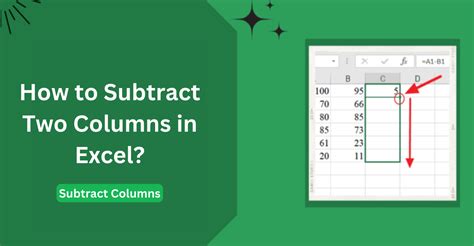 How To Subtract Two Columns In Excel Subtract Columns Earn Excel