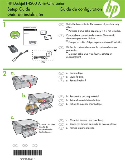 Hp Deskjet F4210 All In One Printer Setup Guide