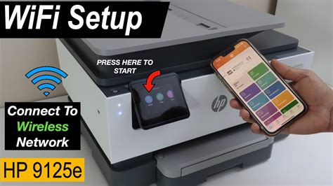 Hp Officejet Pro 9125E Wifi Setup Connect To Wireless Network Add