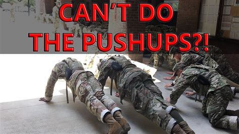 If You Can T Do The Exercise At Basic Training What Happens Youtube