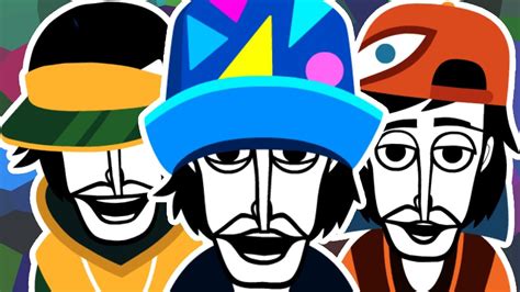 Incredibox All Characters With Baseball Caps Visors Youtube