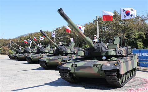 K2 Black Panther Tank At A New Training Course Developed In Poland With The Korean Army