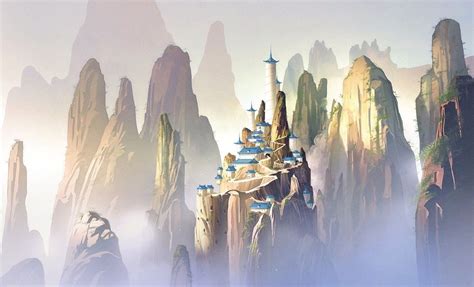 Korra Scenery The Southern Air Temple