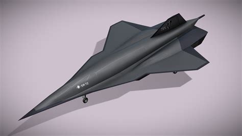 Lockheed Martin Sr 72 Son Of Blackbird 3D Model By Netrunner Pl