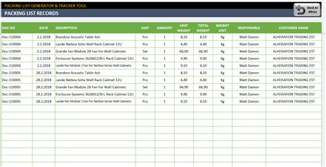 Logistics Tracking Spreadsheet Excel Db Excel Com