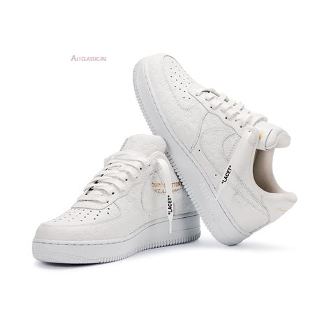 Louis Vuitton X Nike Air Force 1 Low White Naf1lv 03 White White Sneakers