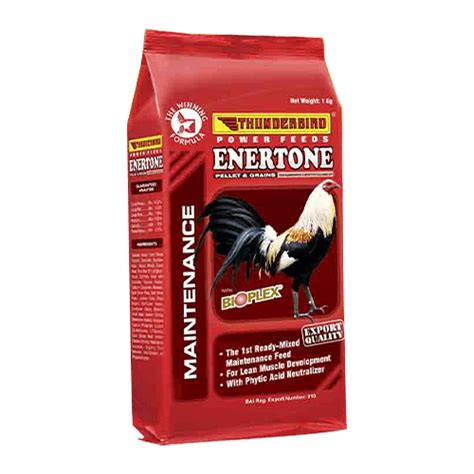 Maintenance Feeds For Gamefowls Thunderbird Enertone Unahco