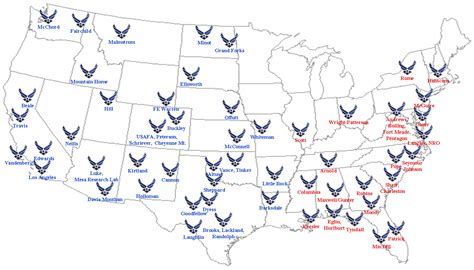 5 US Air Force Bases