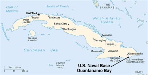 Guantanamo Bay Map