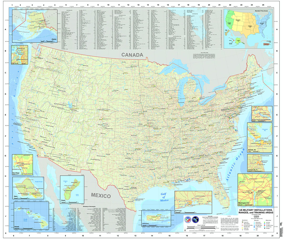 Map Of Military Bases In Florida Maping Resources