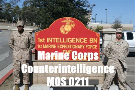 Marine Counterintelligence Mos 0211 Career Details Operation Military Kids