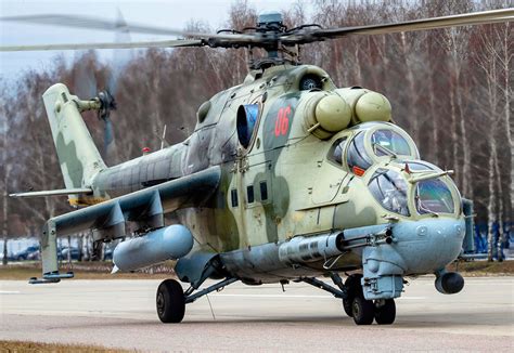 Mil Mi 24 Hind Armed Assault Gunship Attack Helicopter