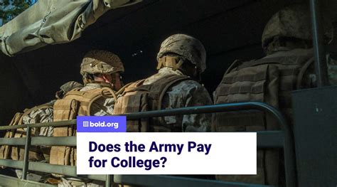 5 Ways Military Pays College