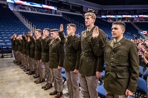 More Than Two Dozen Rotc Graduates Are Recognized At Joint Commissioning Ceremony Old Dominion