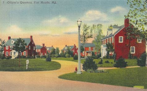 My Favorite Views Maryland Fort Meade Officer S Quarters 1942