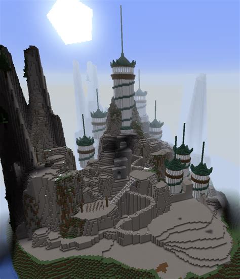 My Wip Build Of The Southern Air Temple In Minecraft R Thelastairbender