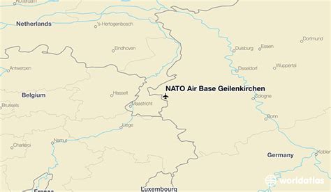 Nato Air Base Geilenkirchen Gke Airport Worldatlas