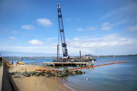 Navy Seabees Reconstruct A Historic Seaplane Ramp At Naval Air Station North Island Coronado