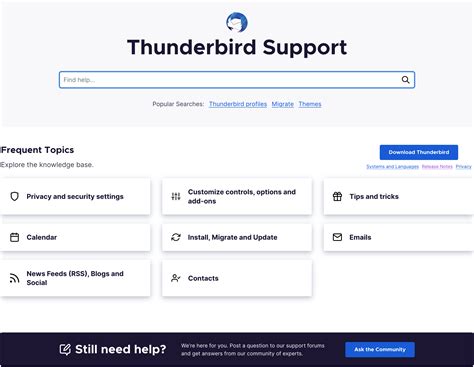 Need Help With Thunderbird Here S How To Get Support