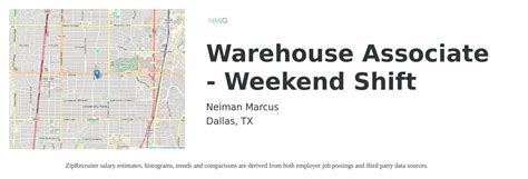 Neiman Marcus Warehouse Associate Weekend Shift Job Dallas