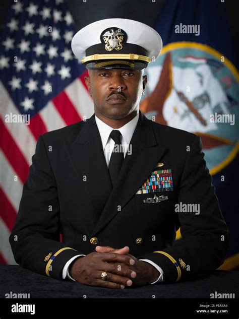 Official Portrait Covered Of Command Information Officer Budget Service Office Navy Field